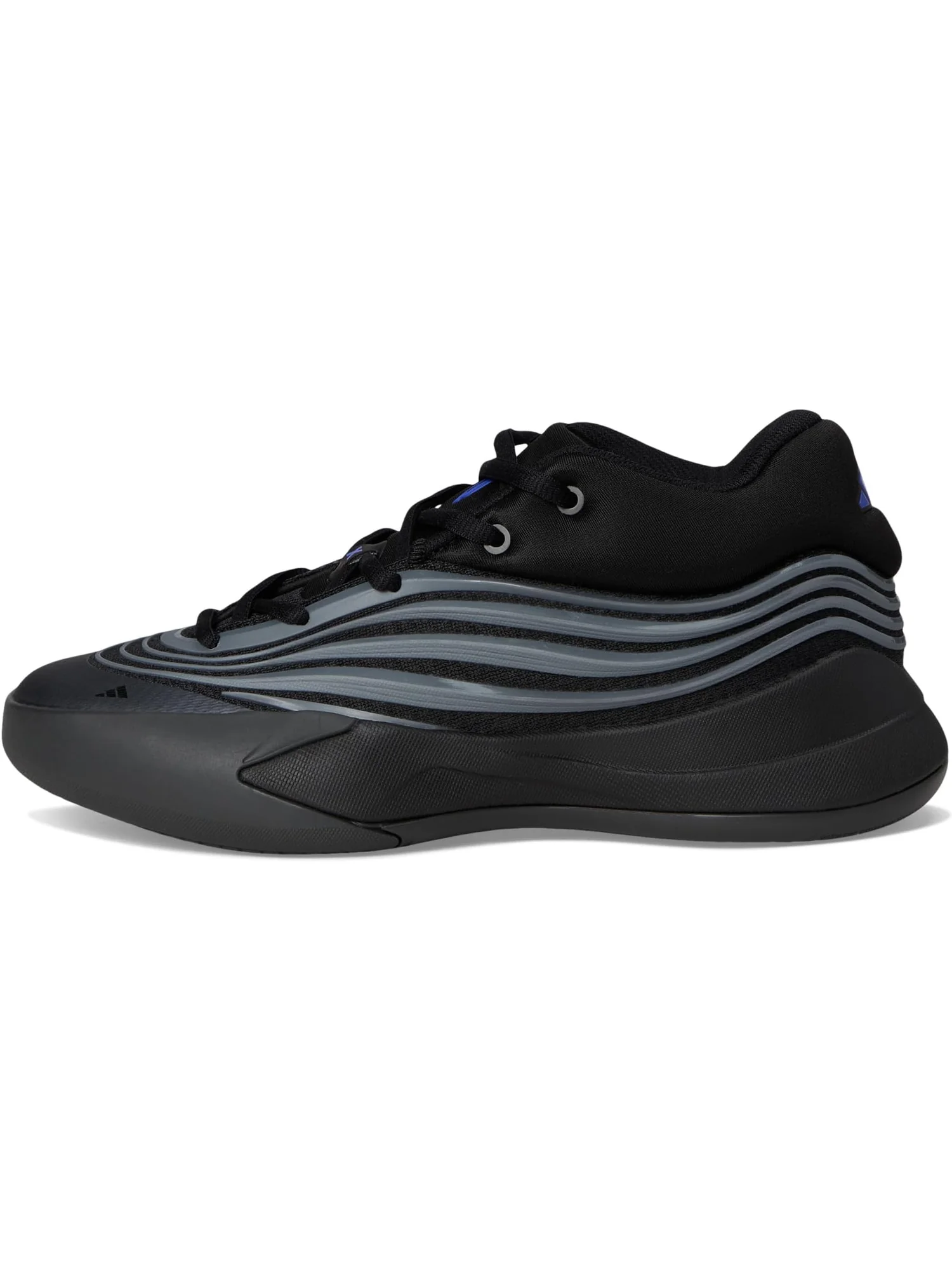 Кроссовки adidas Kids Dame X Basketball Shoes — изображение 4 из 7, черный/металлик/синий