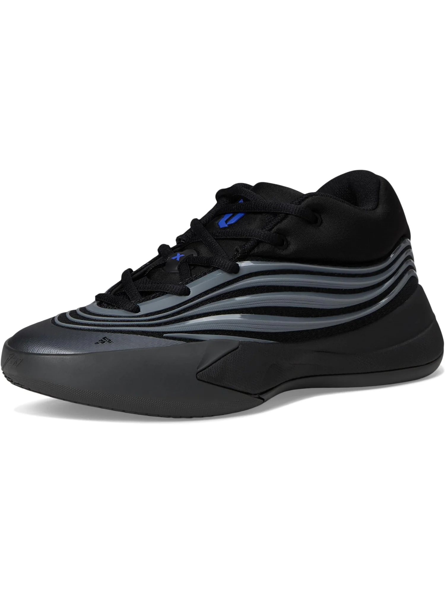 Кроссовки adidas Kids Dame X Basketball Shoes — изображение 7 из 7, черный/металлик/синий