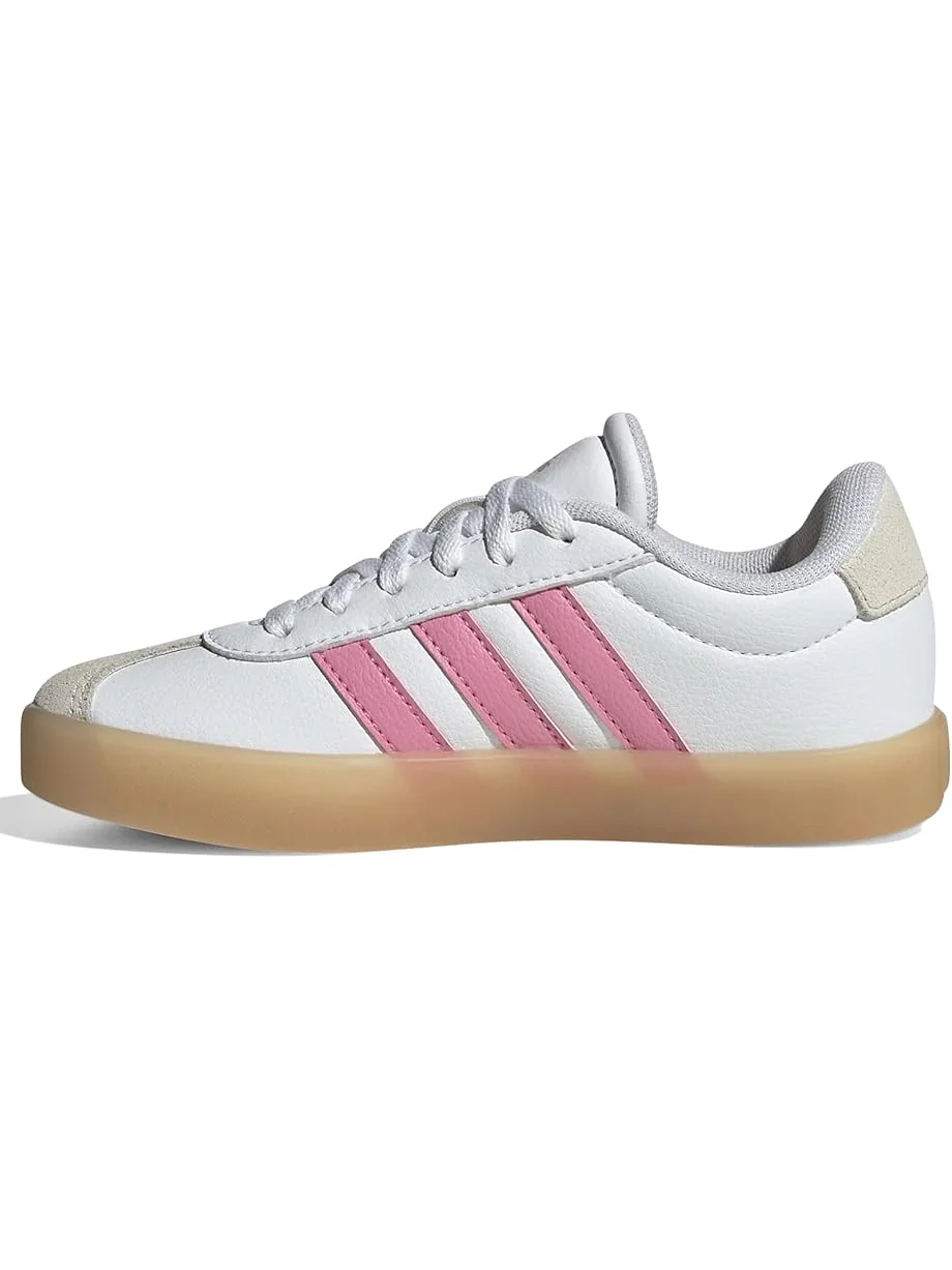 Кроссовки adidas Kids Vl Court 3.0 Shoes — изображение 4 из 5, белый/розовый