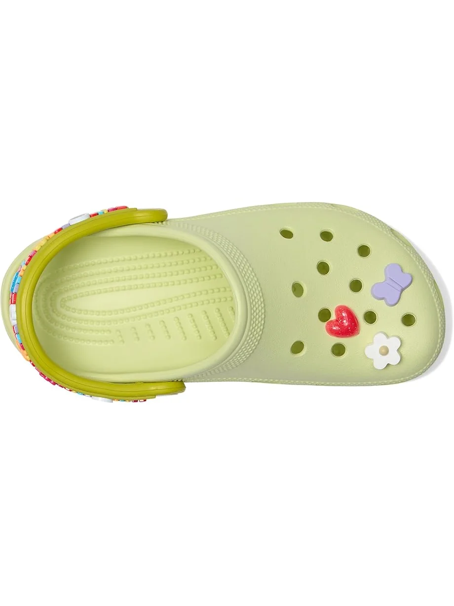 Сабо Crocs Kids Classic Clogs with Jibbitz Shoe Charms — изображение 2 из 7, зеленый
