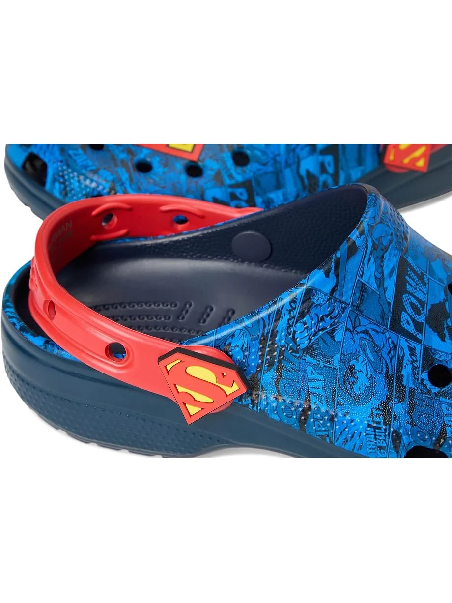 Сабо Crocs Kids Classic Superman Clogs — изображение 6 из 7, разноцветный