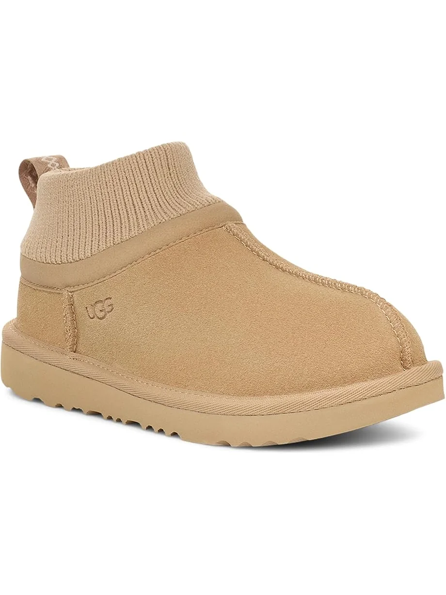 Ботинки UGG Kids Classic Ultra Stretch Cuff — изображение 1 из 5, горчичный