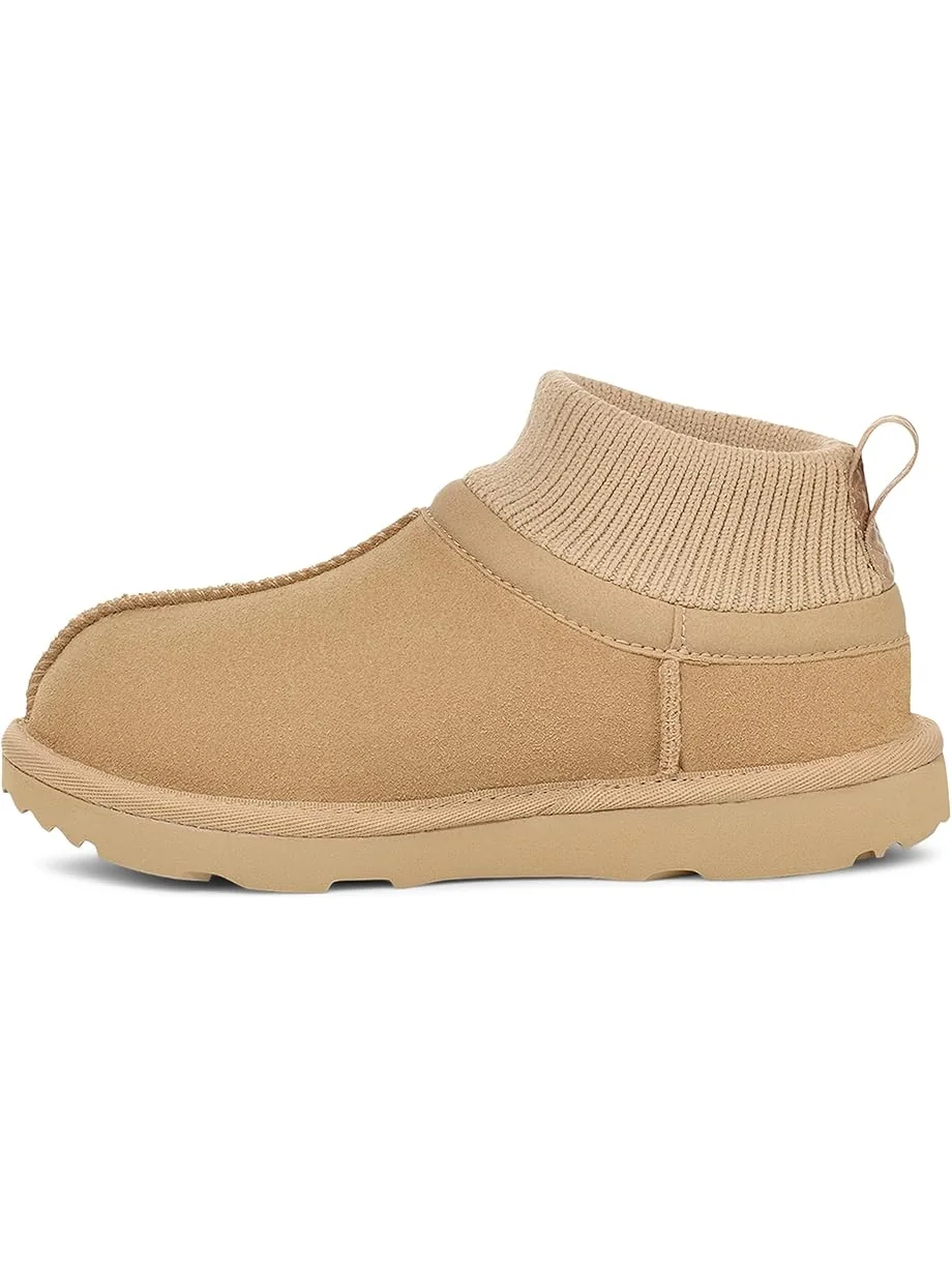 Ботинки UGG Kids Classic Ultra Stretch Cuff — изображение 4 из 5, горчичный