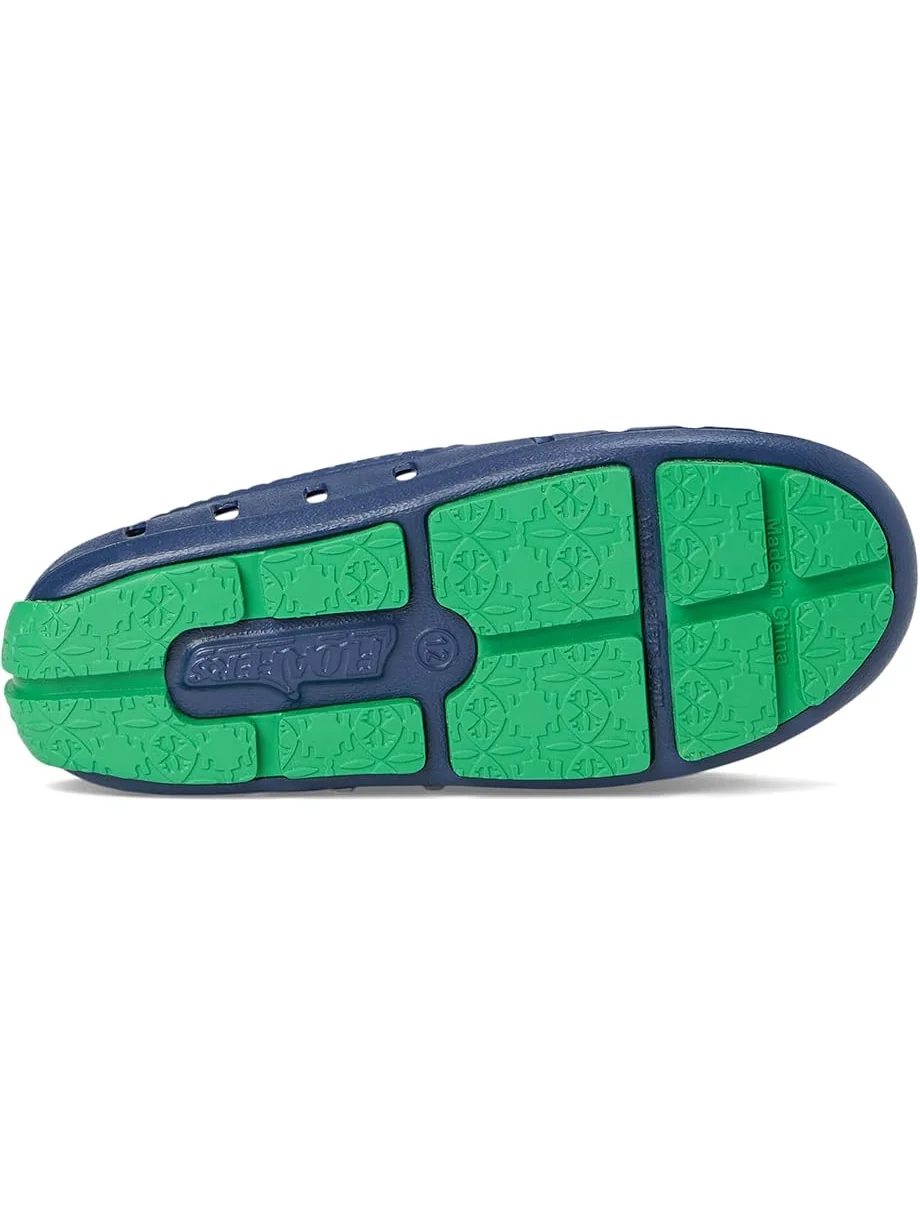Детские лоферы Floafers Prodigy Driver (Toddler/Little Kid/Big Kid) Floafers Kids — изображение 3 из 7, темно-синий/зеленый