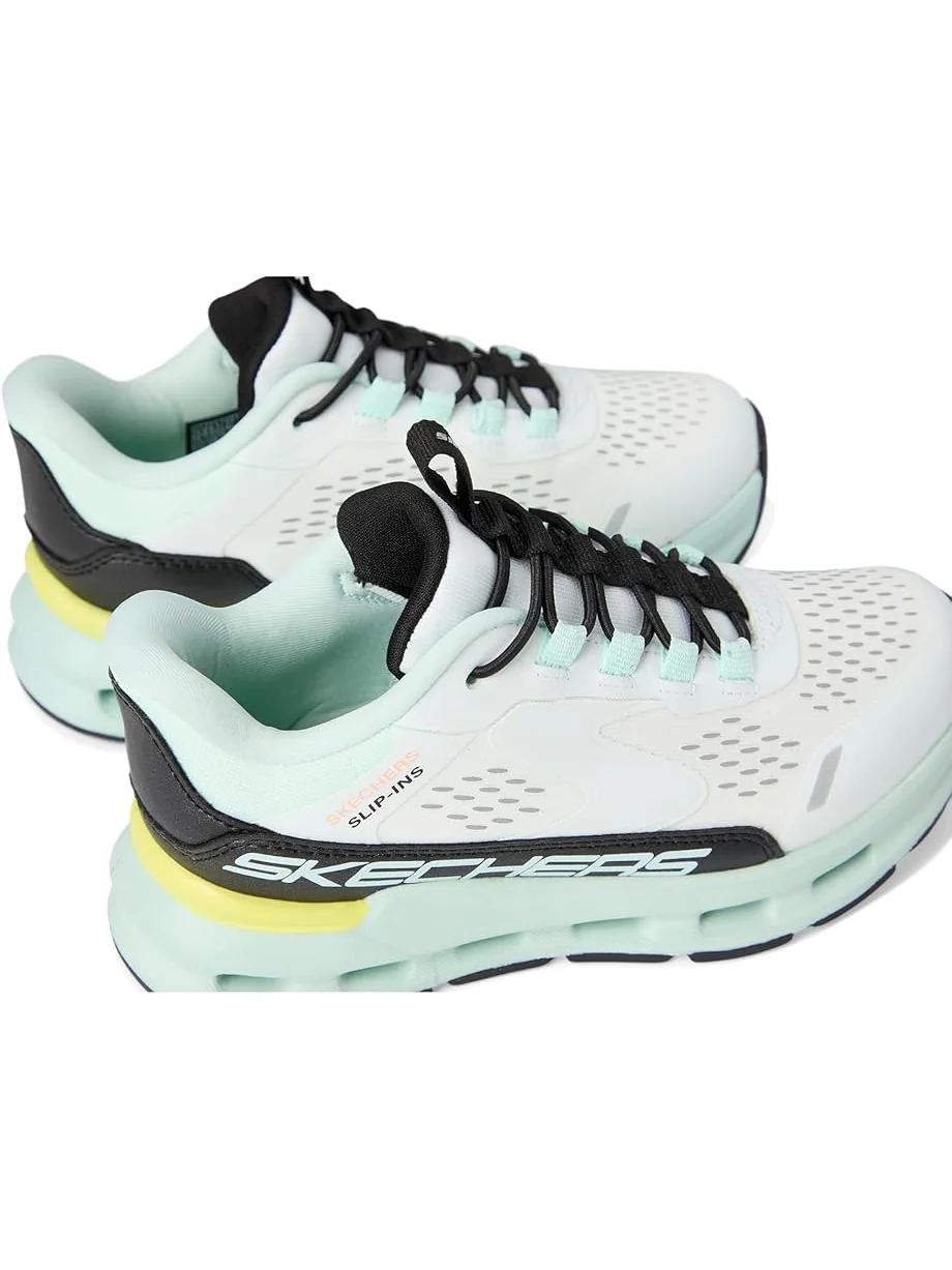 Кроссовки SKECHERS KIDS Skechers Hands Free Slip-ins, Glide-step + - Vista Lane 303654L — изображение 6 из 7, белый/черный