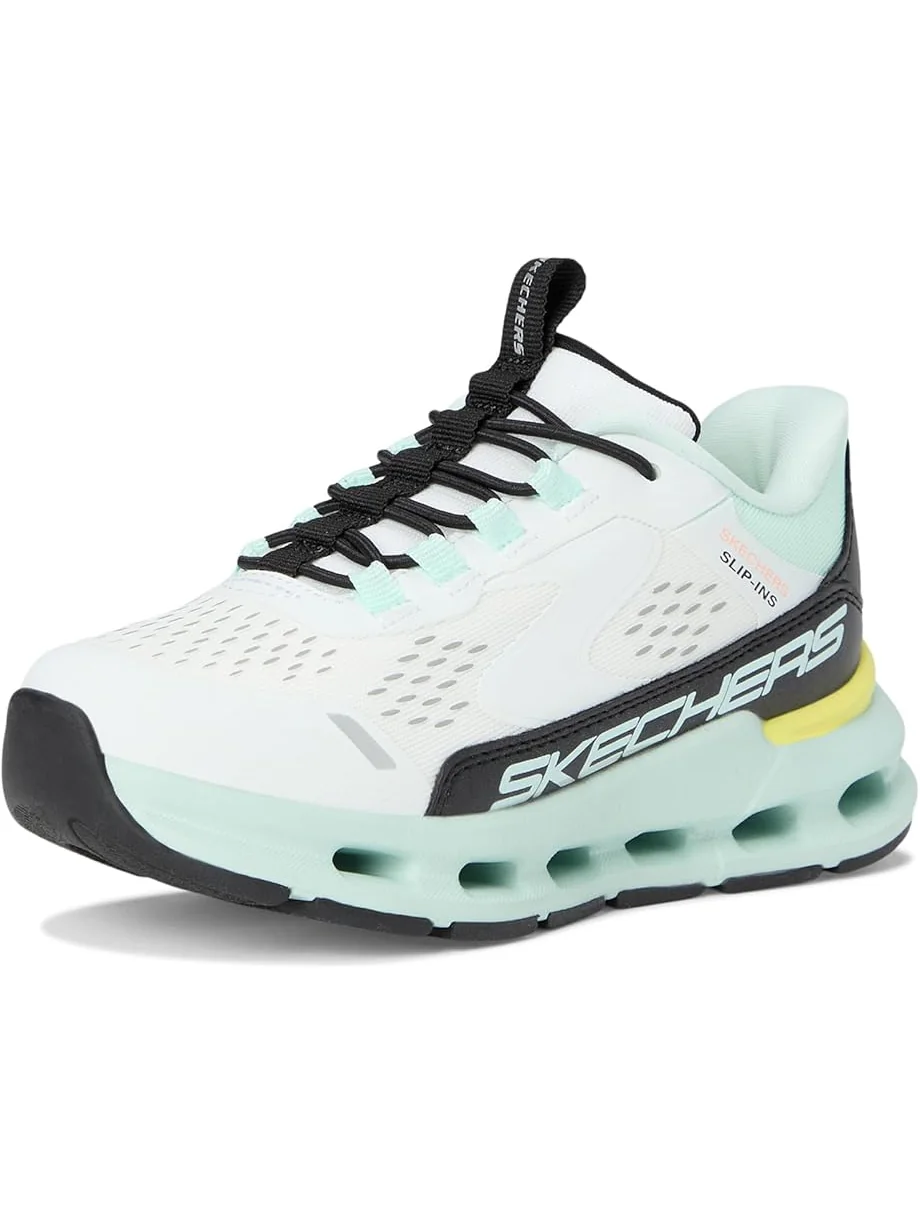 Кроссовки SKECHERS KIDS Skechers Hands Free Slip-ins, Glide-step + - Vista Lane 303654L — изображение 7 из 7, белый/черный
