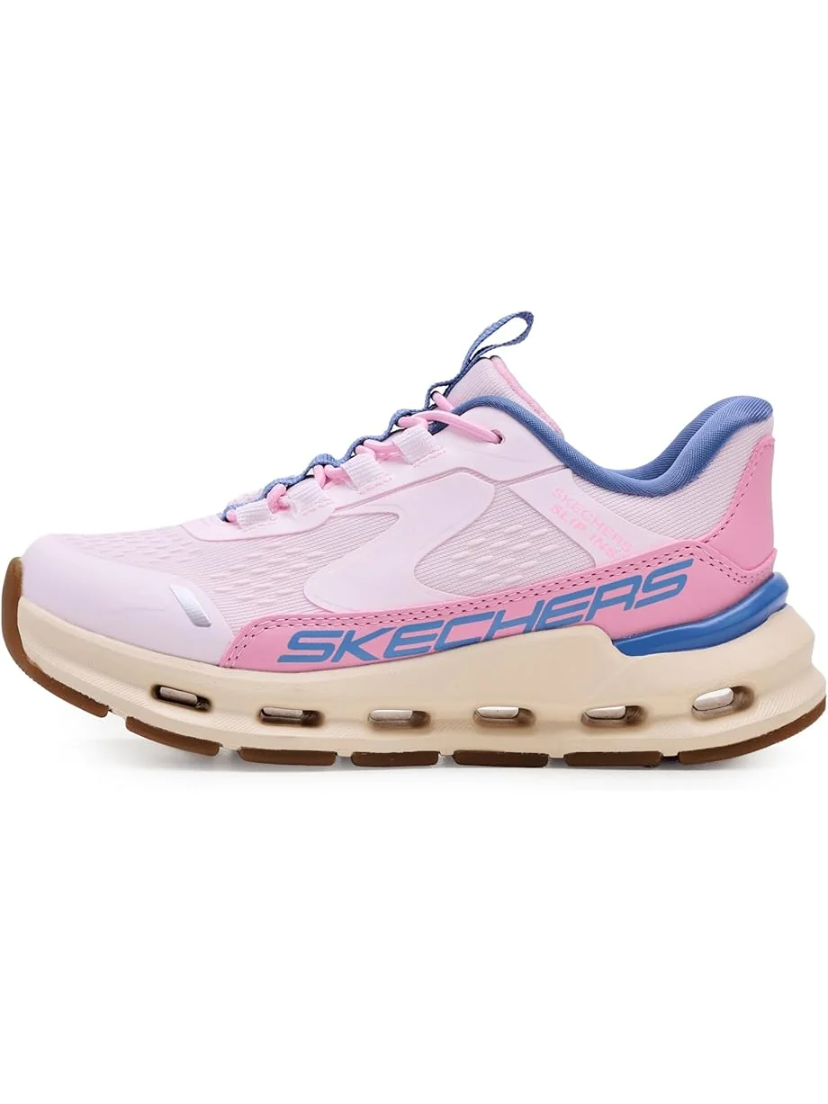 Женские кроссовки SKECHERS KIDS Hands Free Slip-Ins, Glide-Step + - Vista Lane 303654L (Little — изображение 3 из 6, розовый