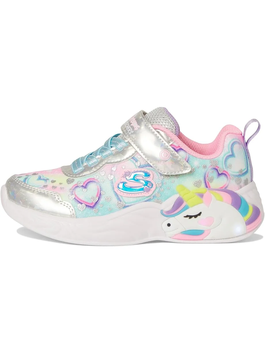 Кроссовки SKECHERS KIDS Unicorn Dreams 303063l — изображение 4 из 7, серебристый/мульти
