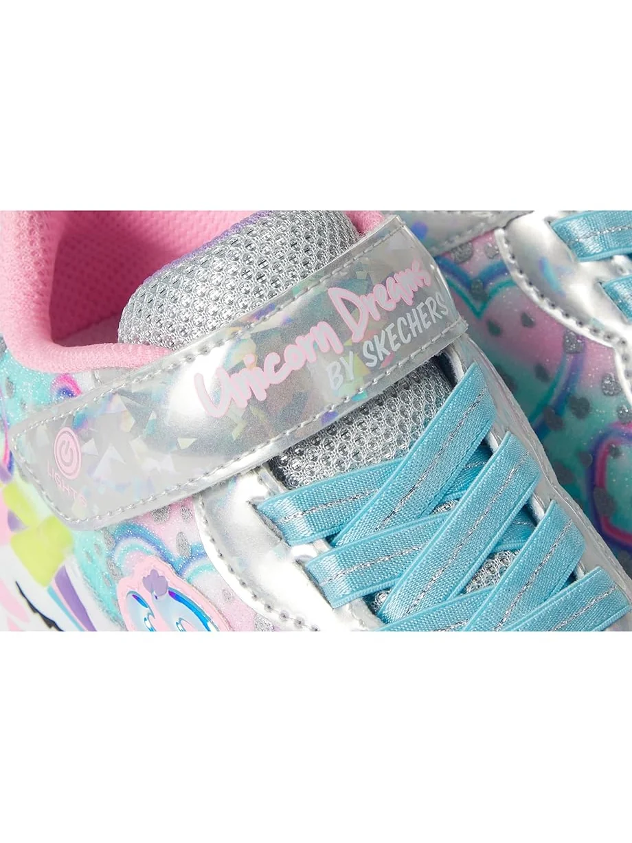 Кроссовки SKECHERS KIDS Unicorn Dreams 303063l — изображение 6 из 7, серебристый/мульти