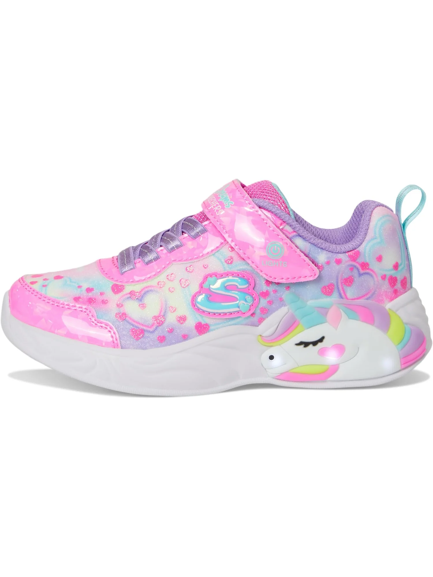 Кроссовки SKECHERS KIDS Unicorn Dreams 303063l — изображение 4 из 7, розовый/мульти