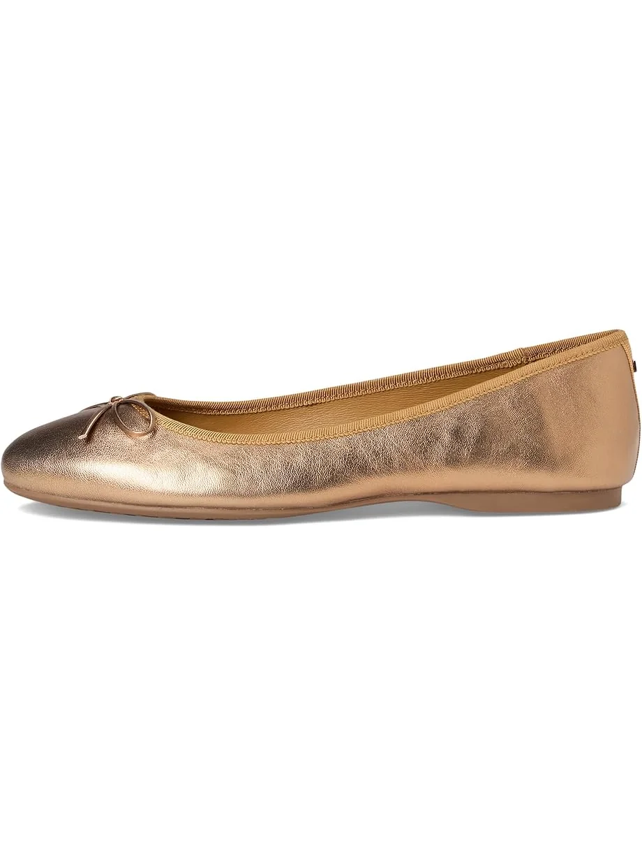 Балетки Birdies Hummingbird Leather Flat — изображение 4 из 7, винтажный золотистый
