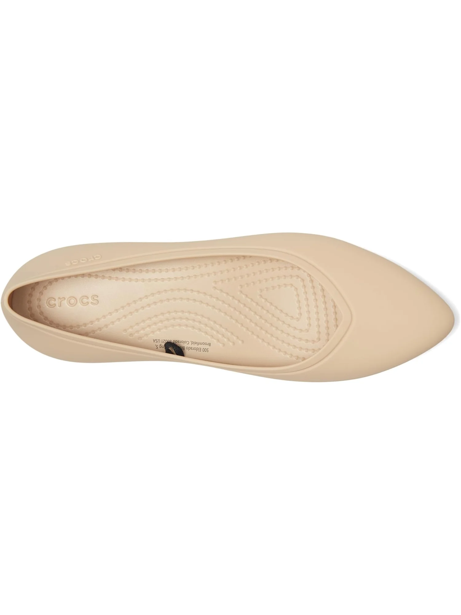 Балетки Crocs Work On the Clock Work Flats — изображение 2 из 7, чай