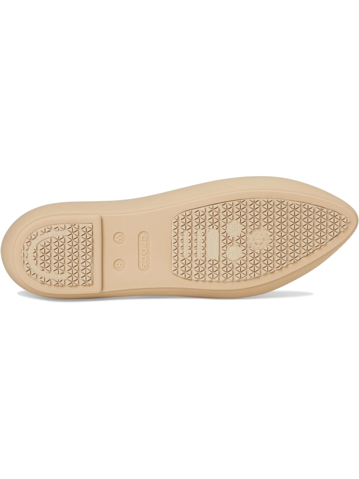 Балетки Crocs Work On the Clock Work Flats — изображение 3 из 7, чай