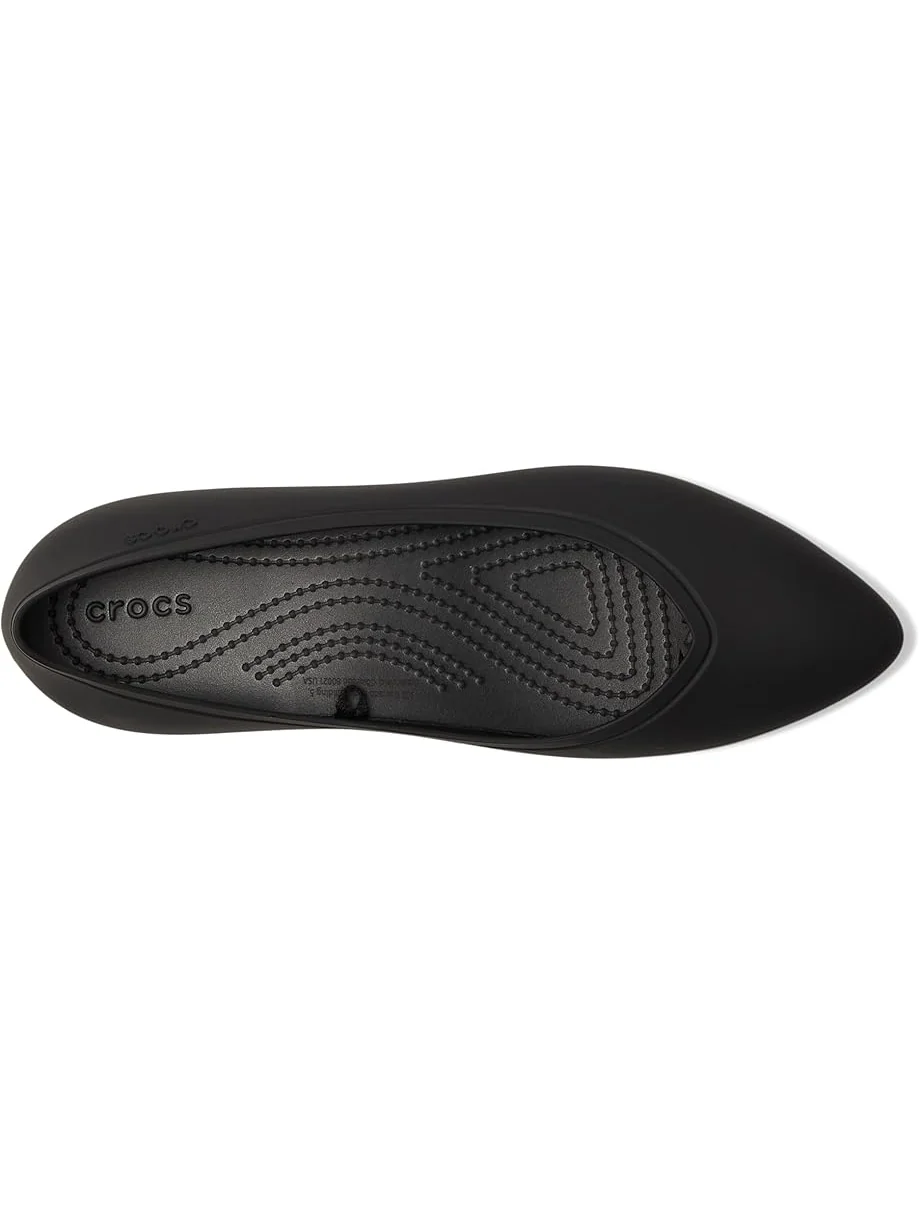 Балетки Crocs Work On the Clock Work Flats — изображение 2 из 7, черный