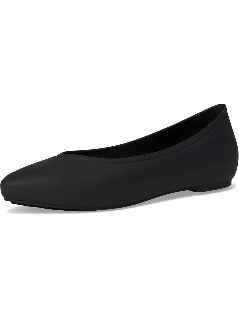 Балетки Crocs Work On the Clock Work Flats — изображение 7 из 7, черный