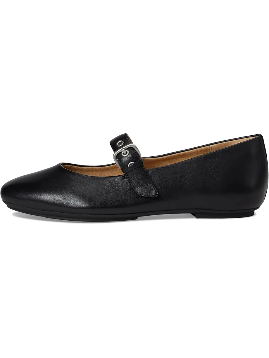 Балетки FitFlop Delicato Soft Leather Mary Janes — изображение 4 из 7, черный