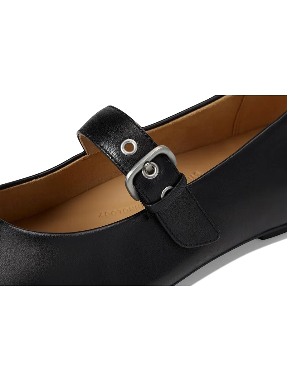 Балетки FitFlop Delicato Soft Leather Mary Janes — изображение 6 из 7, черный