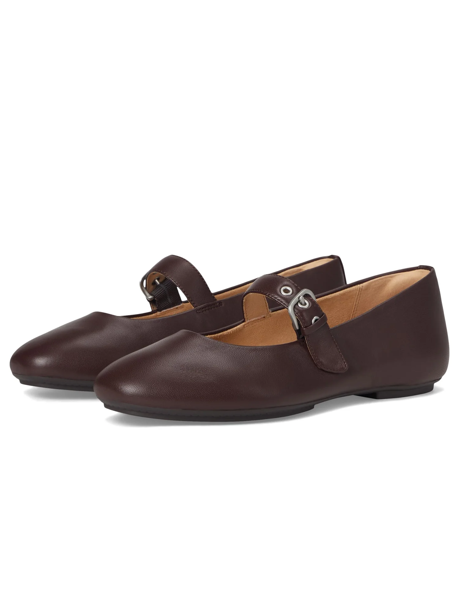 Балетки FitFlop Delicato Soft Leather Mary Janes — изображение 1 из 7, шоколад