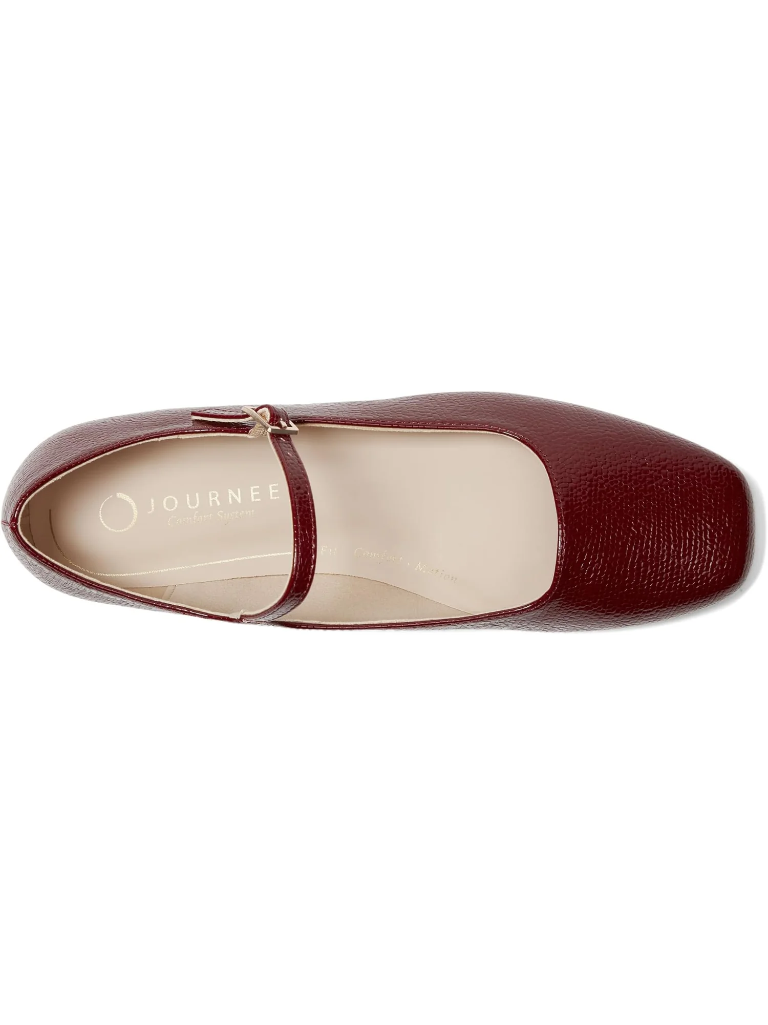 Балетки Journee Collection Women's Carrie Flat — изображение 2 из 7, бордовый