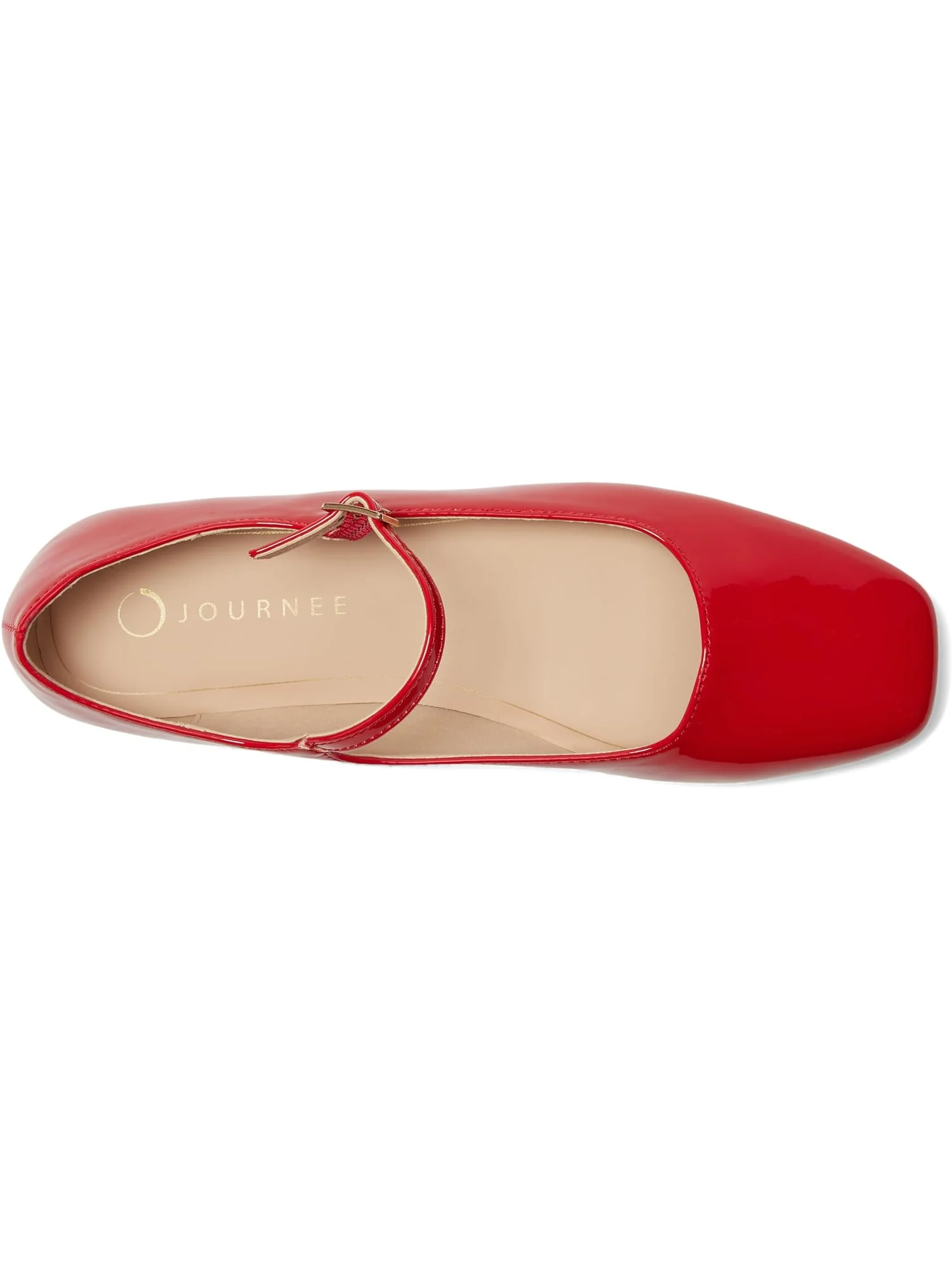 Балетки Journee Collection Carrie Flat — изображение 2 из 7, красный
