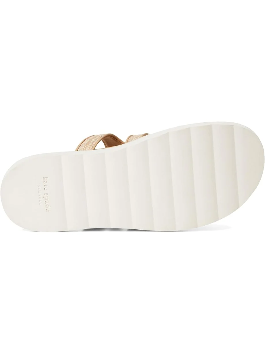 Балетки Kate Spade New York Duo Raffia Sport Sandals — изображение 3 из 7, прозрачный