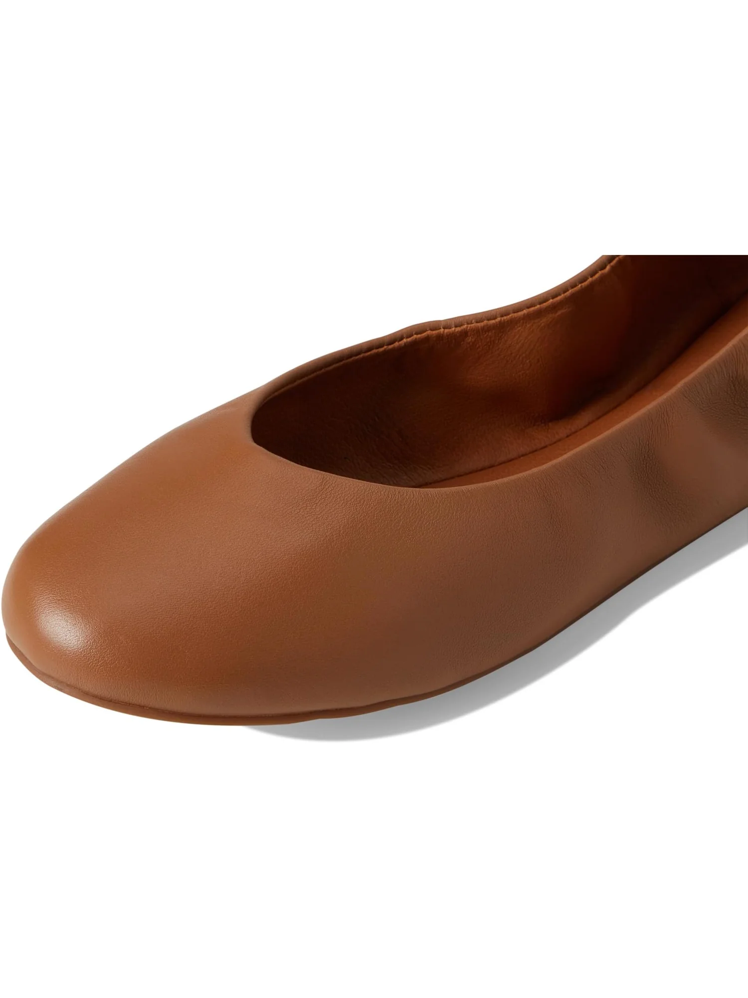 Балетки Lucky Brand Emmielou Leather Ballet Flat — изображение 6 из 7, миндальный