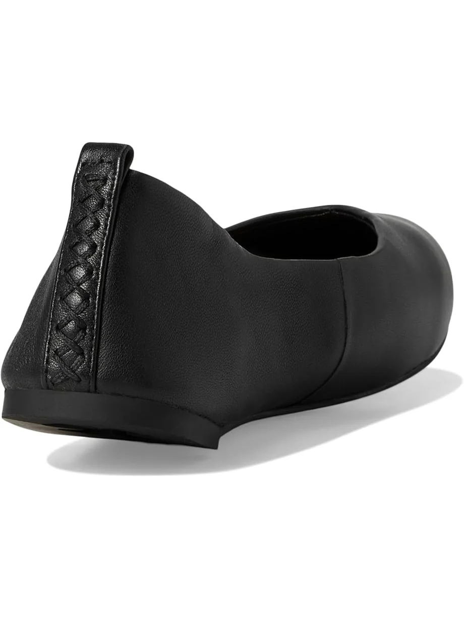 Балетки Lucky Brand Emmielou Leather Ballet Flat — изображение 5 из 7, черный