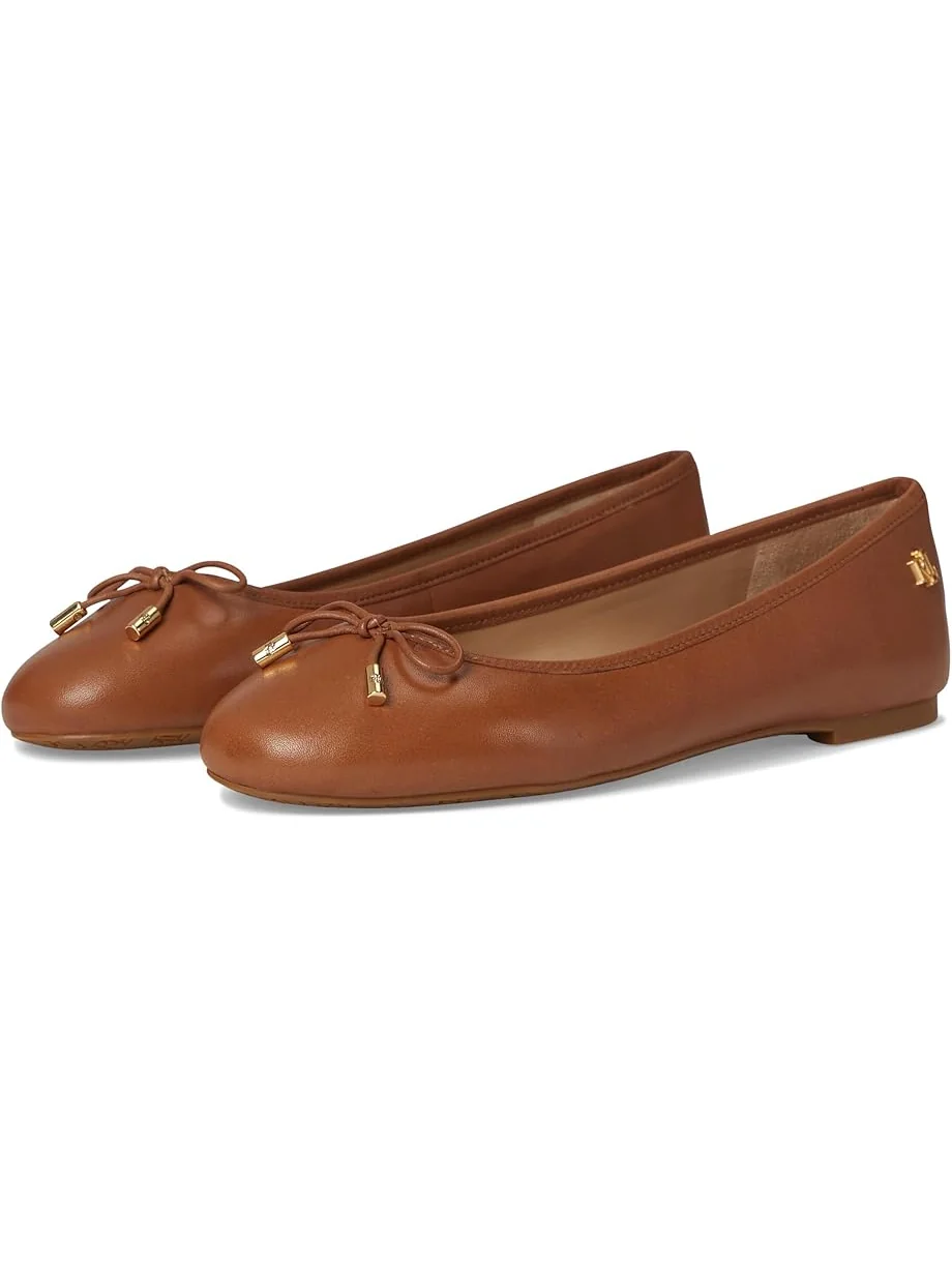 Балетки Lauren Ralph Lauren Jayna Flat — изображение 1 из 7, глубокий бежевый