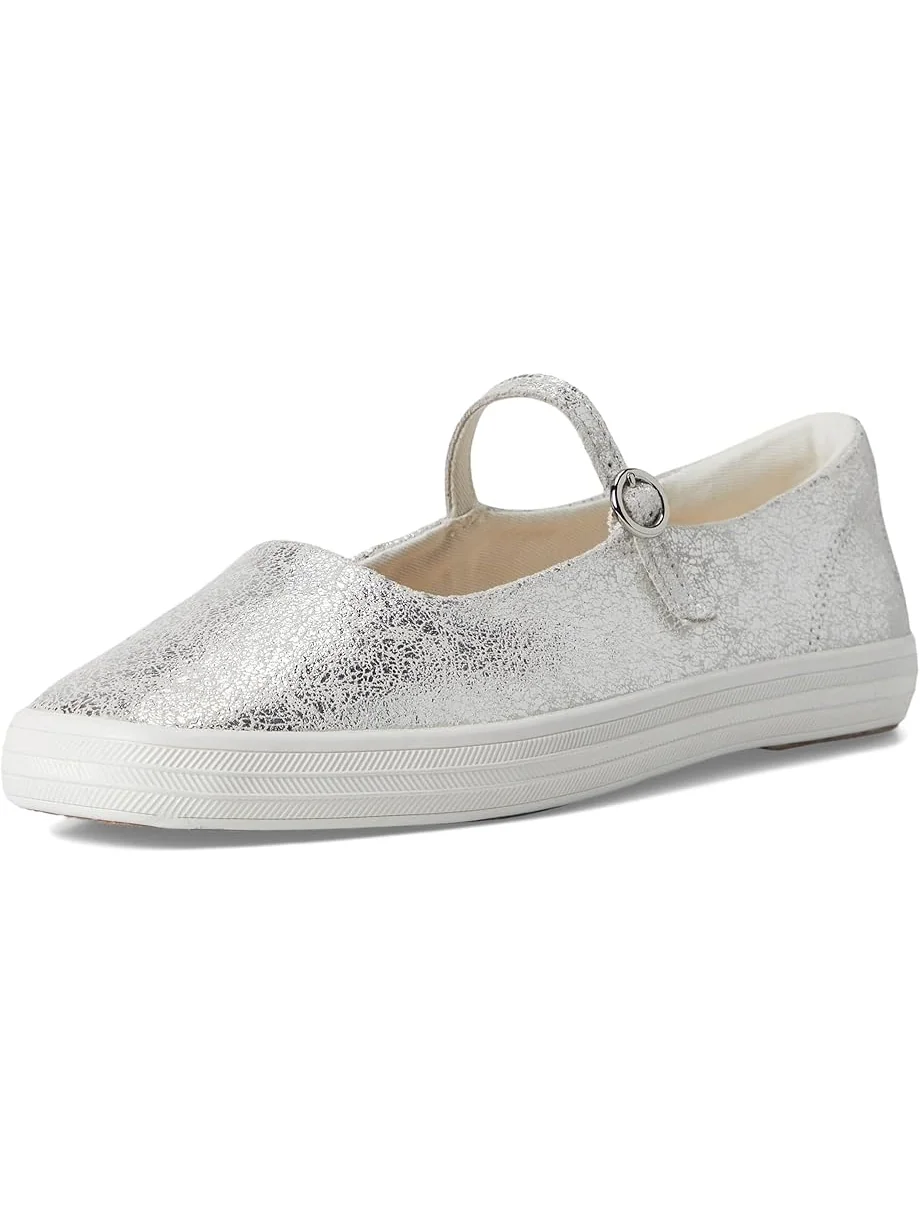 Женские балетки Keds Square Toe Mary Jane — изображение 7 из 7, серебристый металлик