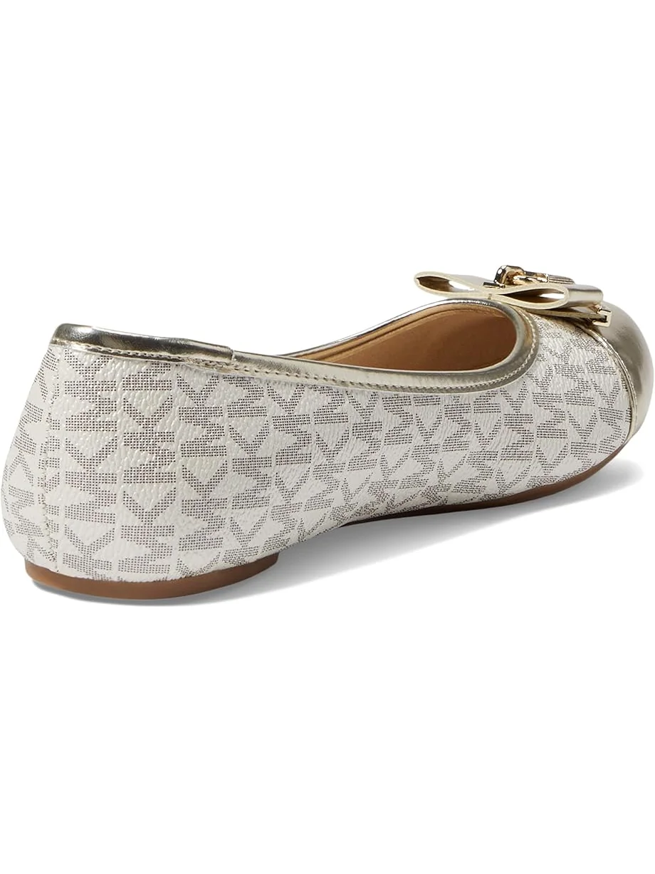 Балетки MICHAEL Michael Kors Kids Kenya Lock — изображение 5 из 5, бледный золотистый