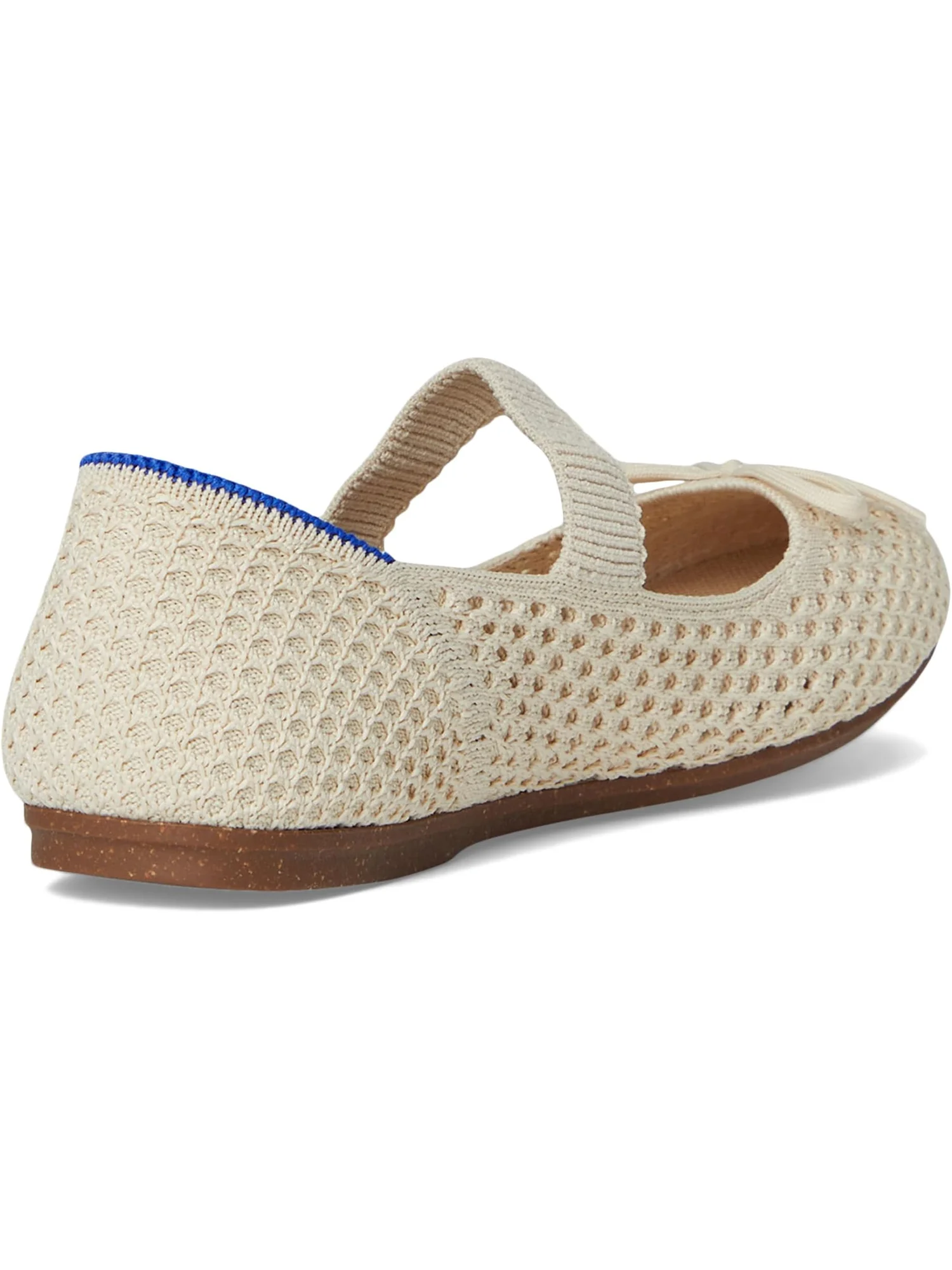 Балетки Rothy's Kids The Kids Bow Mary Jane, цвет Conch Mesh — изображение 5 из 7
