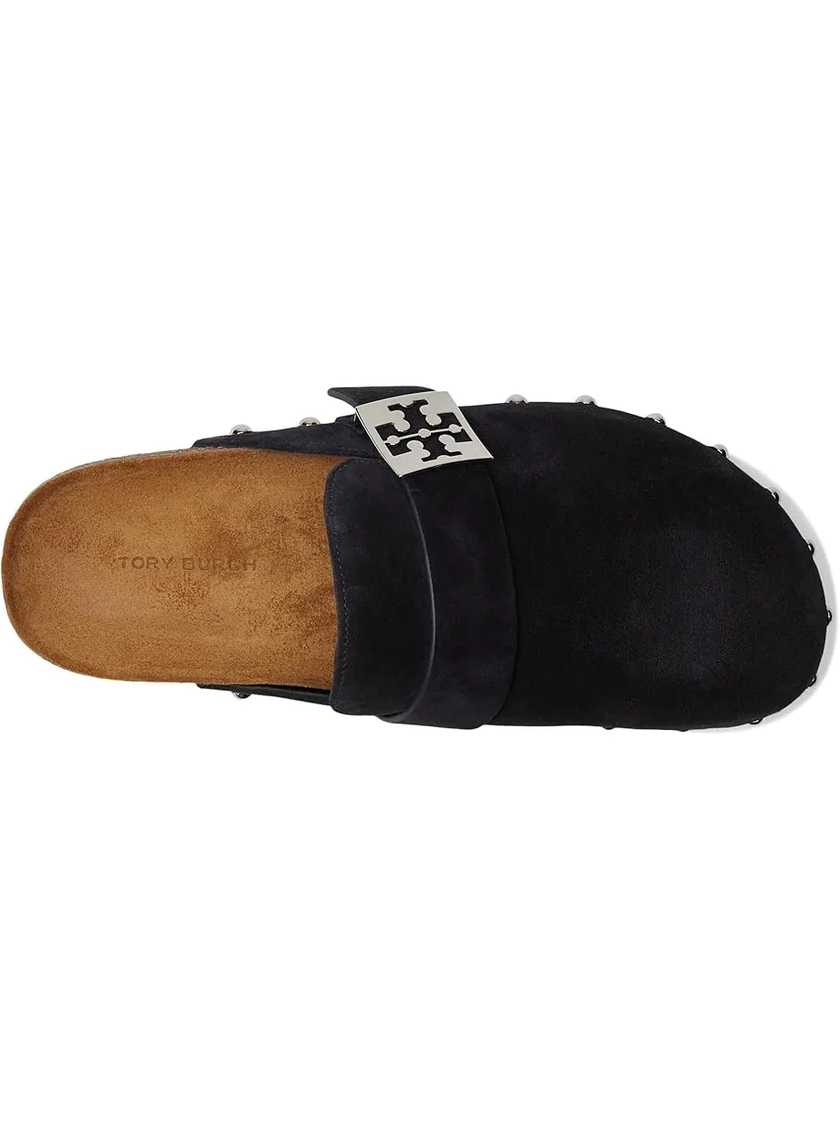 Балетки Tory Burch Mellow Stud Mule — изображение 2 из 7, темно-синий/серебристый