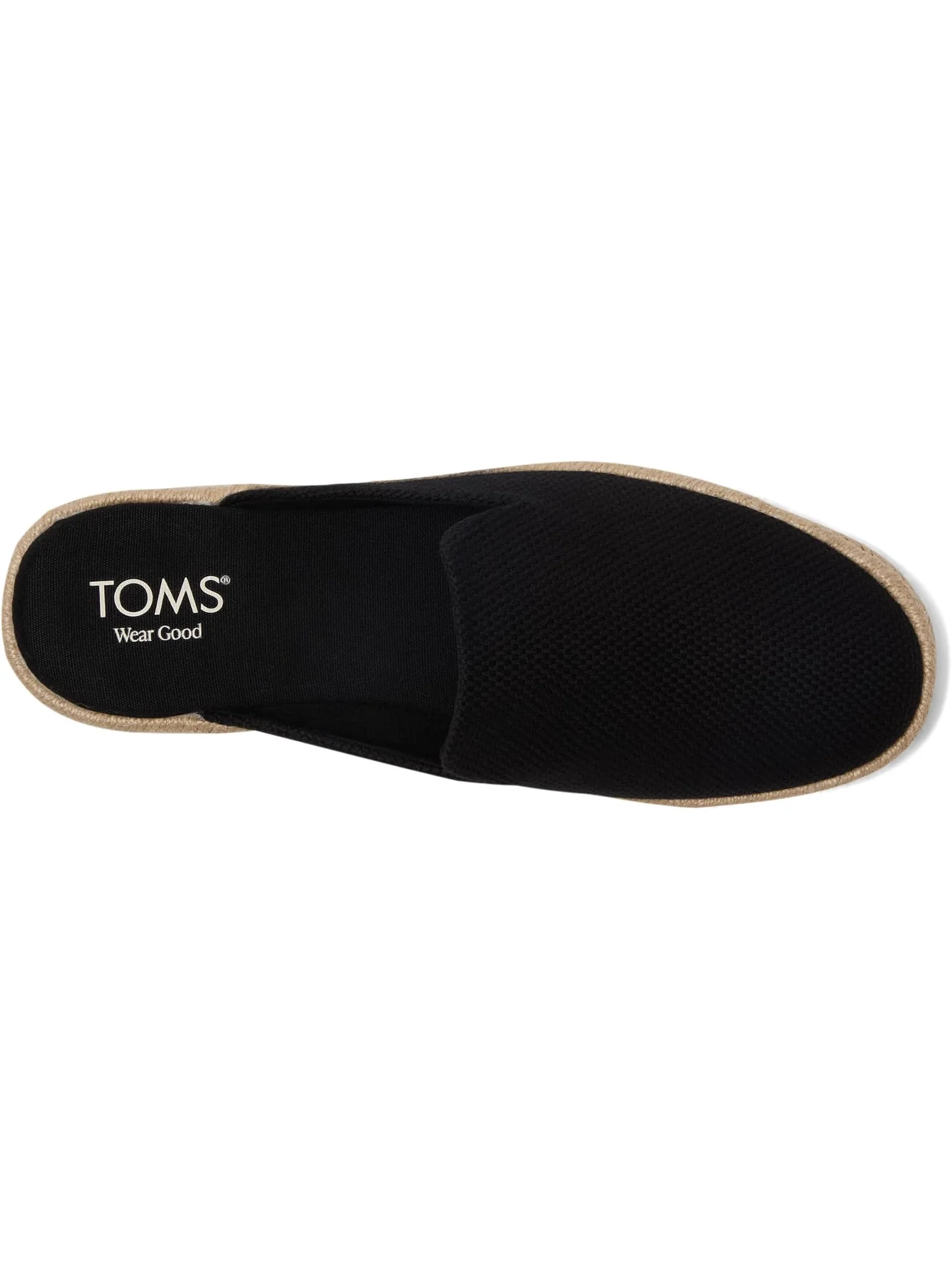 Балетки TOMS Women's Santiago Mule — изображение 2 из 7, черный
