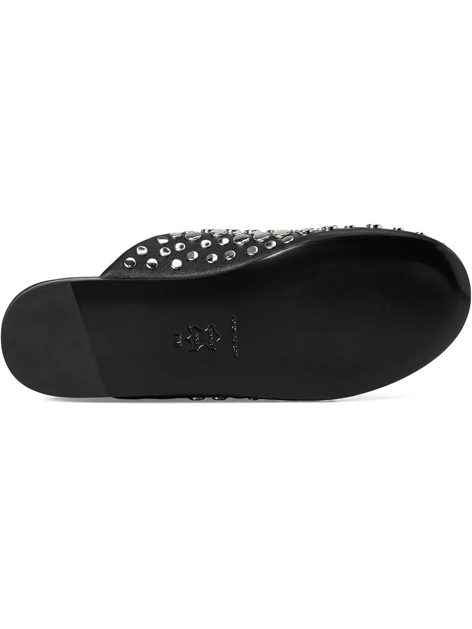 Балетки Tory Burch Studded Mule — изображение 3 из 7, черный/серебристый