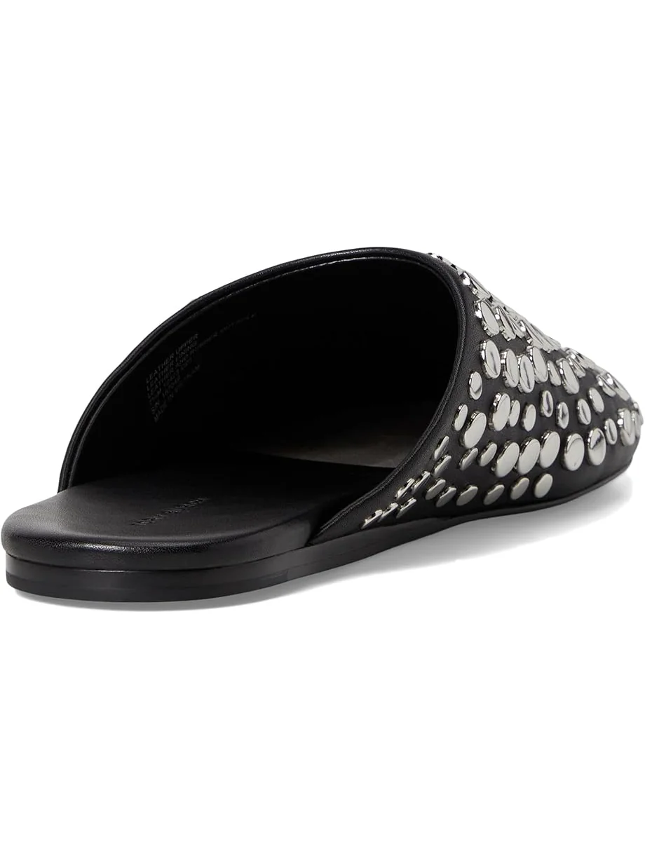 Балетки Tory Burch Studded Mule — изображение 5 из 7, черный/серебристый