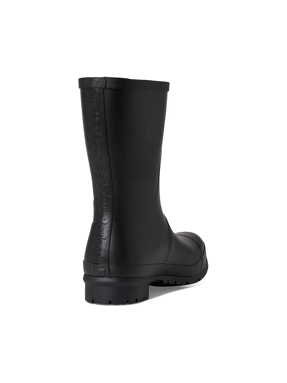 Женские резиновые ботинки Barbour Banbury Welly с логотипом — изображение 5 из 7, черный