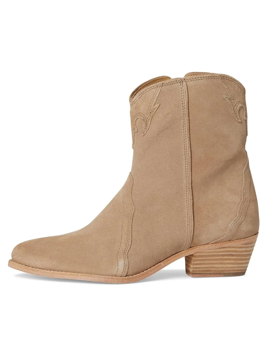 Ботинки Free People New Frontier Western Boot — изображение 4 из 7, бежевый