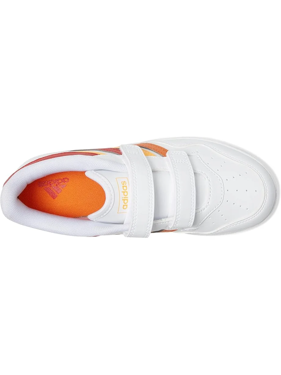 Кроссовки adidas Kids Hoops 4.0 Shoes — изображение 2 из 7, белый//оранжевый