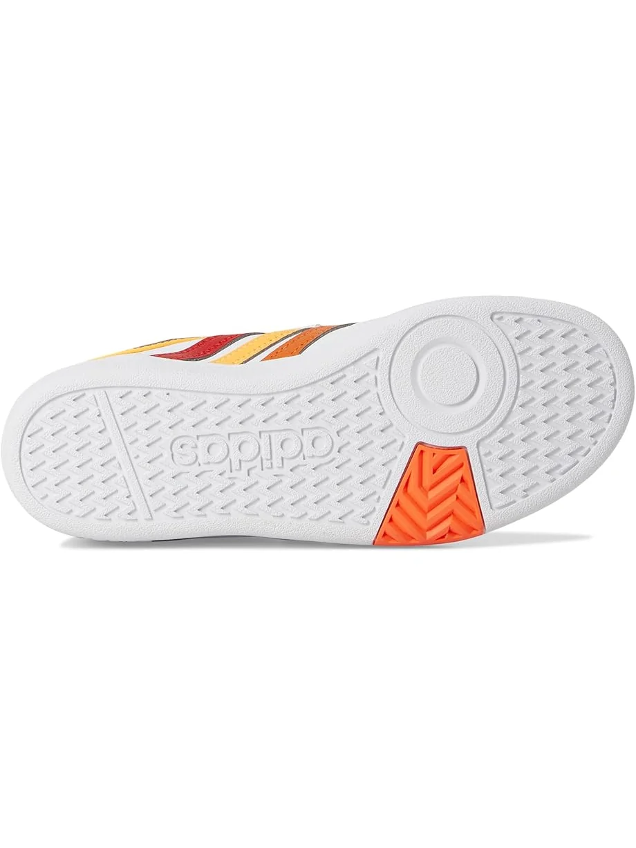 Кроссовки adidas Kids Hoops 4.0 Shoes — изображение 3 из 7, белый//оранжевый