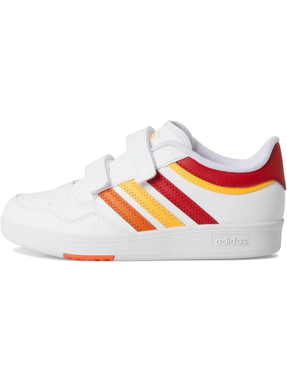 Кроссовки adidas Kids Hoops 4.0 Shoes — изображение 4 из 7, белый//оранжевый