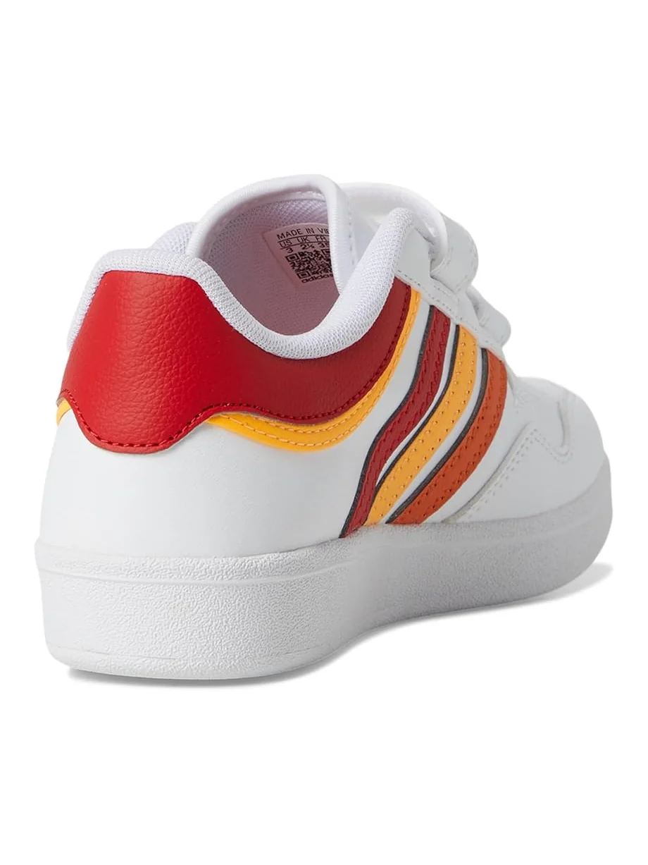 Кроссовки adidas Kids Hoops 4.0 Shoes — изображение 5 из 7, белый//оранжевый