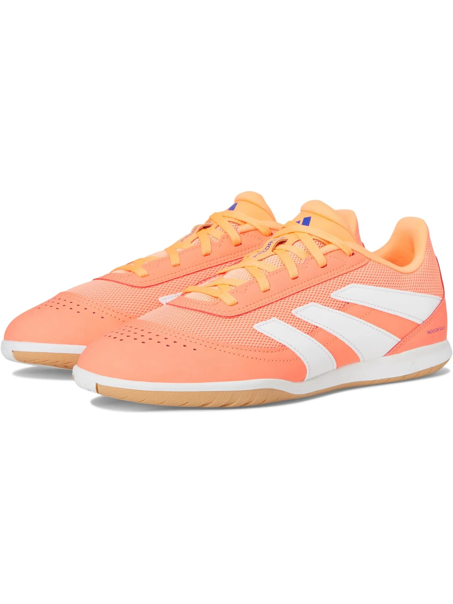 Кроссовки adidas Predator Club Indoor Soccer Cleats — изображение 1 из 7, белый/оранжевый