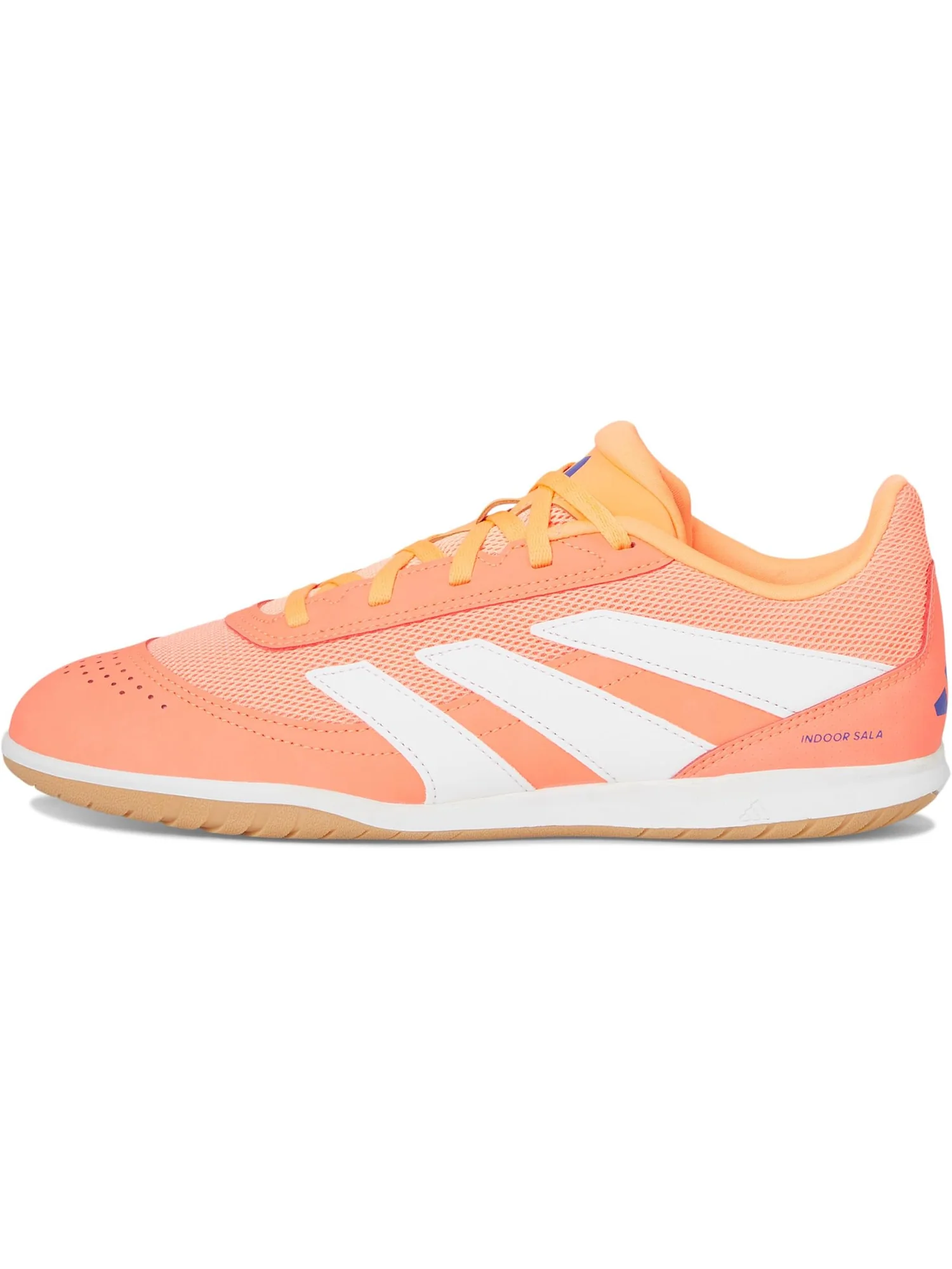 Кроссовки adidas Predator Club Indoor Soccer Cleats — изображение 4 из 7, белый/оранжевый