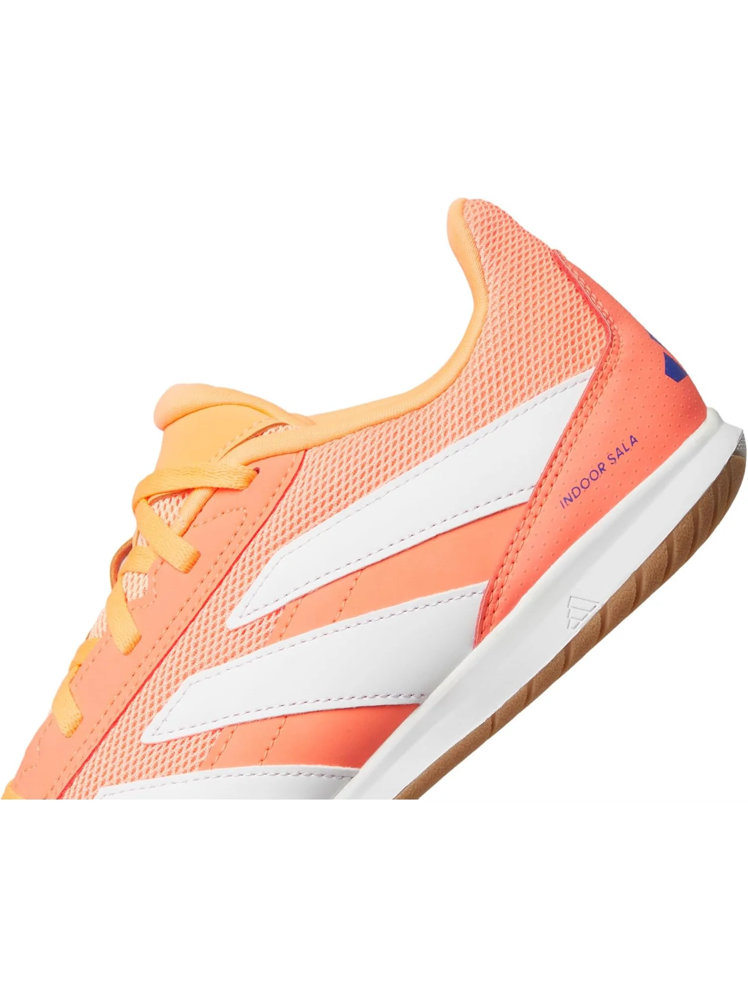 Кроссовки adidas Predator Club Indoor Soccer Cleats — изображение 6 из 7, белый/оранжевый