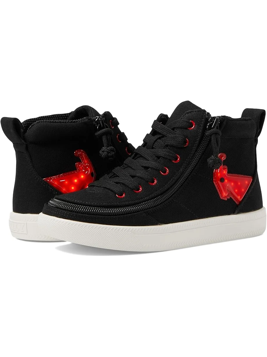 Кроссовки BILLY Footwear Kids Kid's Pink/Blue Light Ups BILLY Classic D|R High — красный