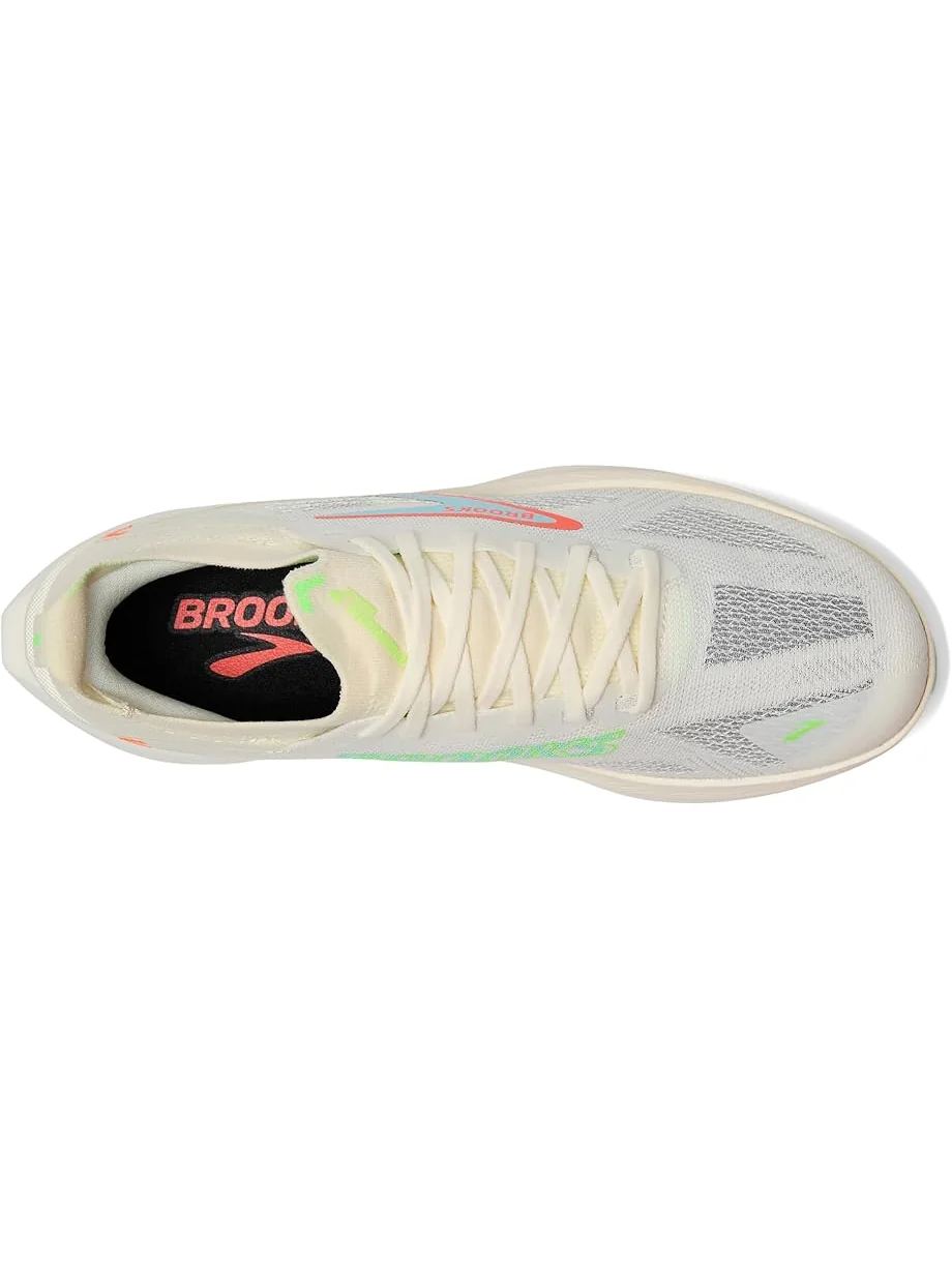 Кроссовки Brooks Hyperion Max 3 — изображение 2 из 7, зеленый/розовый
