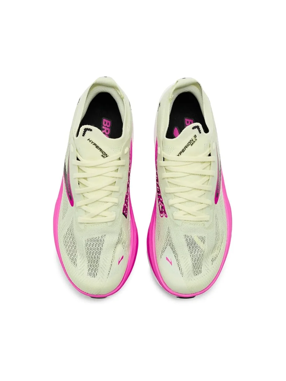 Женские кроссовки Brooks Hyperion Max 3 — изображение 2 из 7, розовый/черный