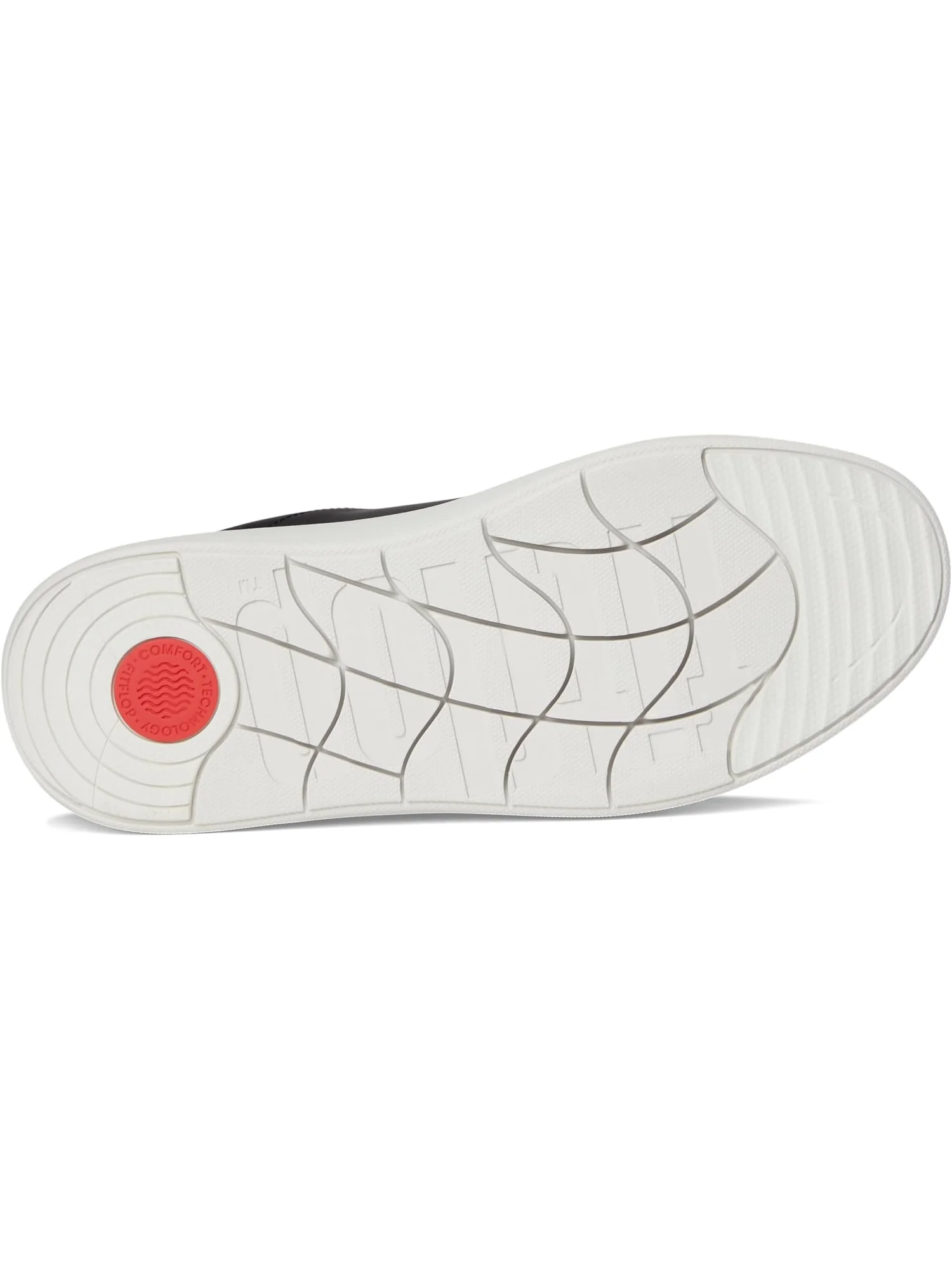 Кроссовки FitFlop Rtg Leather/Suede Sneakers — изображение 3 из 7, черный