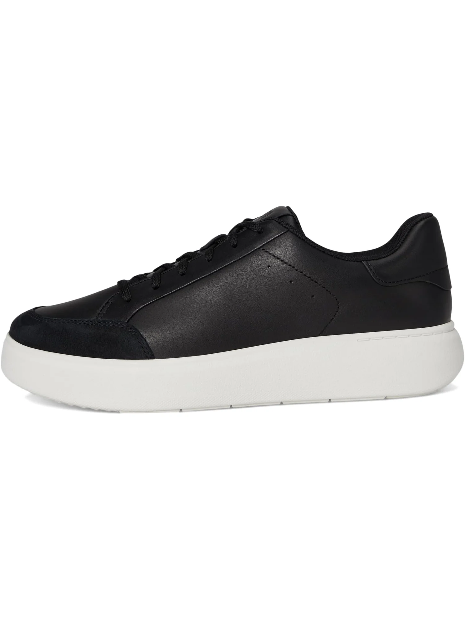 Кроссовки FitFlop Rtg Leather/Suede Sneakers — изображение 4 из 7, черный