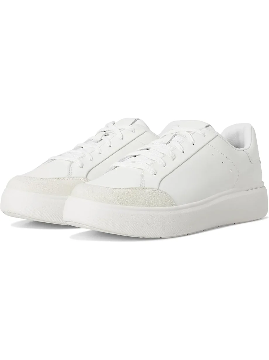 Кроссовки FitFlop Rtg Leather/Suede Sneakers — изображение 1 из 7, белый